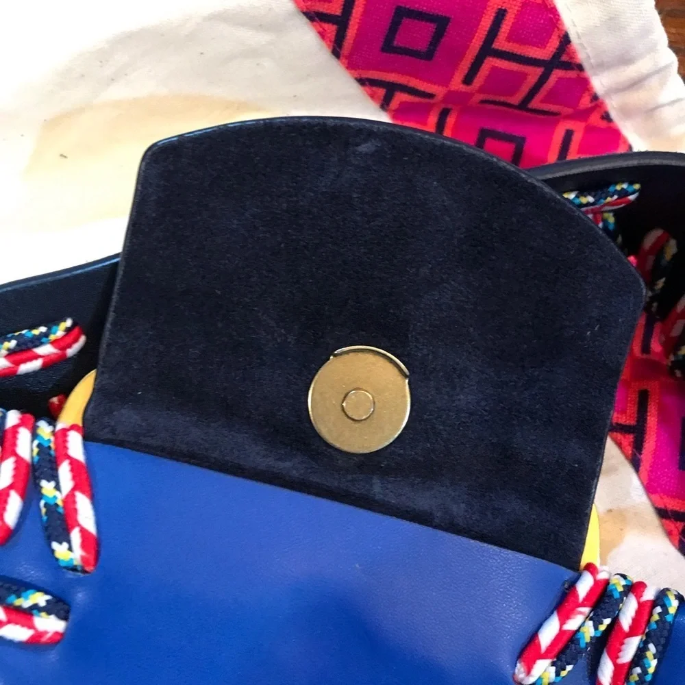 Tory Burch navy suede